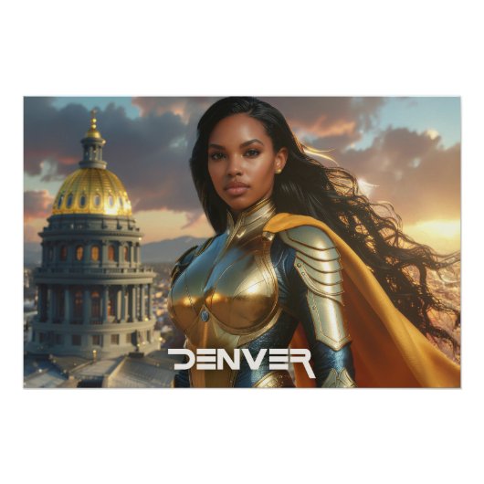 POSTER DENVER - COLORADO (Devant)