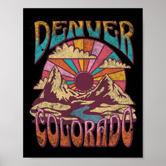 Poster Denver Colorado (Devant)
