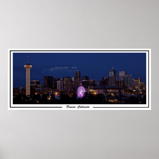 Poster Denver, Colorado (Devant)
