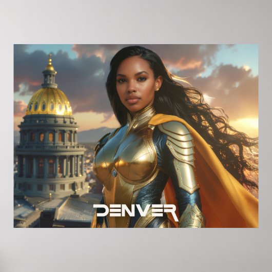 POSTER DENVER - COLORADO (Devant)