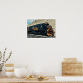 Poster Denver et Rio Grande Western, EMD SD-50 (Cuisine)