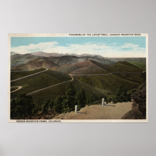 Poster Denver Mountain Parks, CO (Devant)