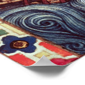 Poster Départ d'un bateau pour les Croisades, (Coin)