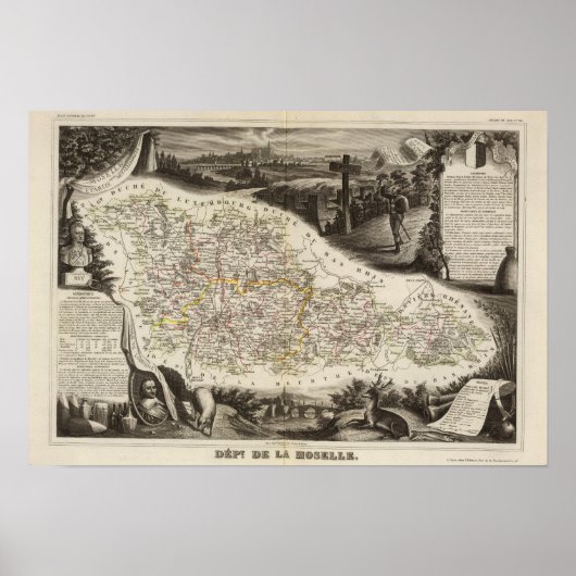 Poster Département de la Moselle (Devant)