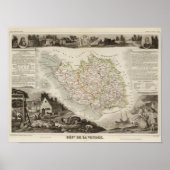Poster Département De La Vendee (Devant)