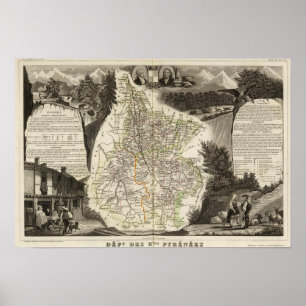 Poster Département Des Htes Pyrénées