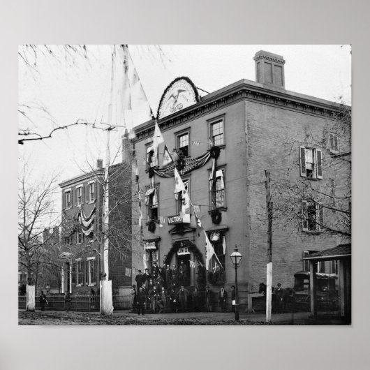 Poster Département des vêtements de guerre civile, 1865 (Devant)