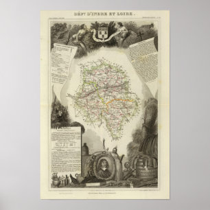 Poster Département D'Indre et loir