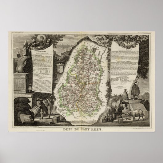 Poster Département Du Haut Rhin (Devant)