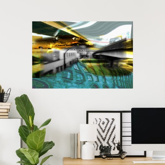 Poster Dépassement (Bureau à domicile)