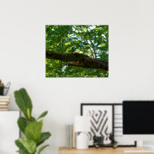 Poster Dépassement de forêt (Bureau à domicile)