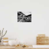 Poster Dépassement du train et canal à Richmond (Cuisine)