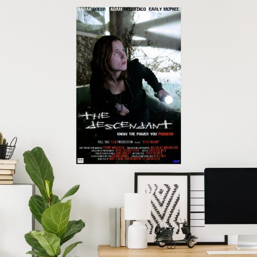 Poster Dépaysant (Bureau à domicile)