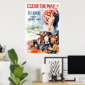 Poster Dépêche-toi ! ! -Affiche (Bureau à domicile)