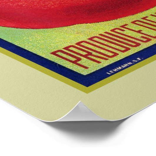 Poster Dépendre De L'Affiche Des Pommes De Washington (Coin)