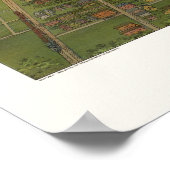 Poster Depew, NY Carte panoramique - 1898 (Coin)