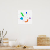 Poster Déplacement lunatique (Cuisine)