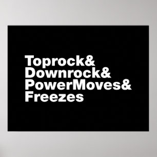 Poster Déplacements de rupture (Breakdance)