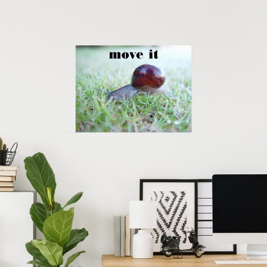 Poster déplacer (Bureau à domicile)