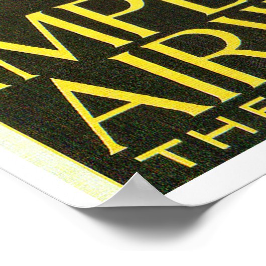 Poster Déplacer avec les heures (Coin)