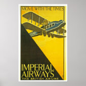 Poster Déplacer avec les heures (Devant)