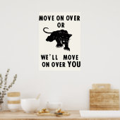 Poster Déplacer sur ou bien passer sur vous Panne noire (Cuisine)