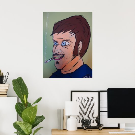 Poster Déplaisant (Bureau à domicile)