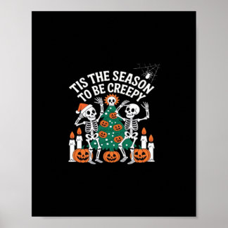 Poster Déplaisant Funny Skeleton Halloween Éffrayant
