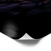 Poster Déplaisant Haunted House Purple Halloween Party (Coin)