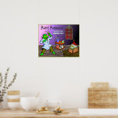 Poster Déplaisant Mad Science Lab Halloween (Cuisine)