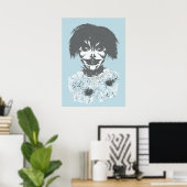 Poster Déplaisant visage de clown tueur (Bureau à domicile)