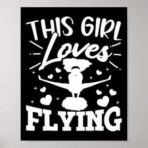 Poster Dépliant Cheer Cheerleader Cheerleading Cette Fill