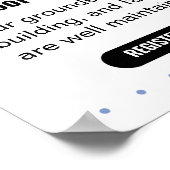 Poster Dépliant d'admission à l'école, Dépliant de promot (Coin)