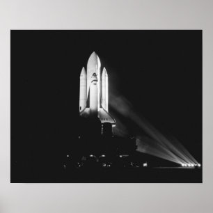 Poster Déploiement de la navette spatiale Columbia (STS-2