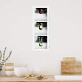 Poster Déposer la goutte de goutte (Cuisine)