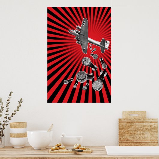 Poster Déposer les battements Ciel noir Imprimer (Cuisine)