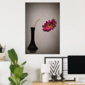 Poster Déposez Gerbera Daisy Dans Vase (Bureau à domicile)