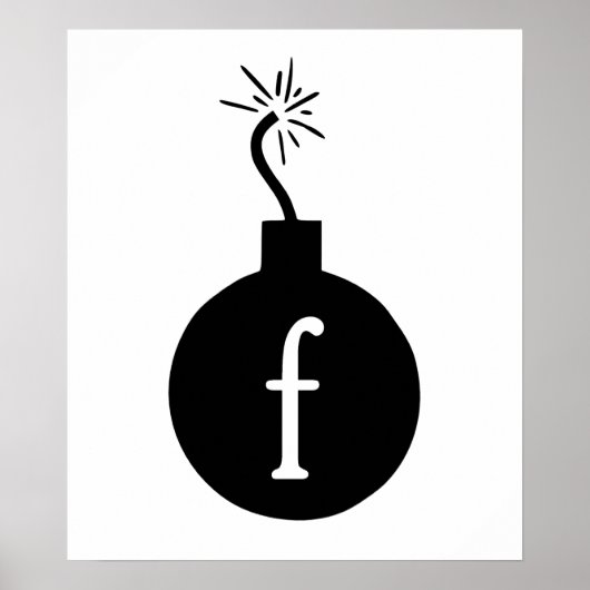 Poster Déposez la bombe F (Devant)