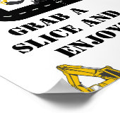 Poster Déposez Votre Cadeau Ici Chauffage de construction (Coin)