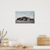 Poster Dépôt de chemin de fer du Pacifique (Cuisine)