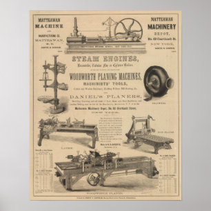 Poster Dépôt de machines Matteawan