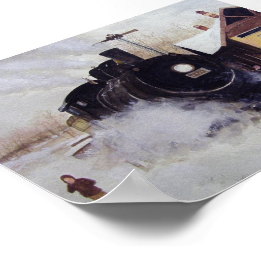 Poster Dépôt du train North Freedom (Coin)