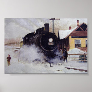 Poster Dépôt du train North Freedom