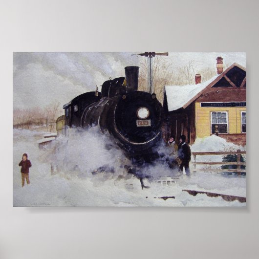 Poster Dépôt du train North Freedom (Devant)