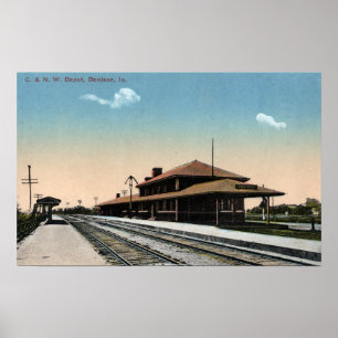 Poster Dépôt ferroviaire C et NW