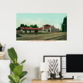 Poster Dépôt ferroviaire du Pacifique Sud (Bureau à domicile)