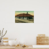 Poster Dépôt ferroviaire du Pacifique Sud à Medford (OU) (Cuisine)