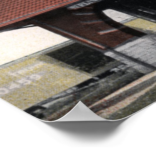 Poster Dépôt ferroviaire G T & R (Coin)