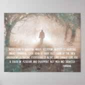 Poster Dépression Et Anxiété (Devant)