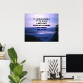 Poster Dépression et tristesse (Bureau à domicile)